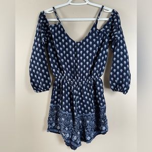 Hollister Cold Shoulder Romper